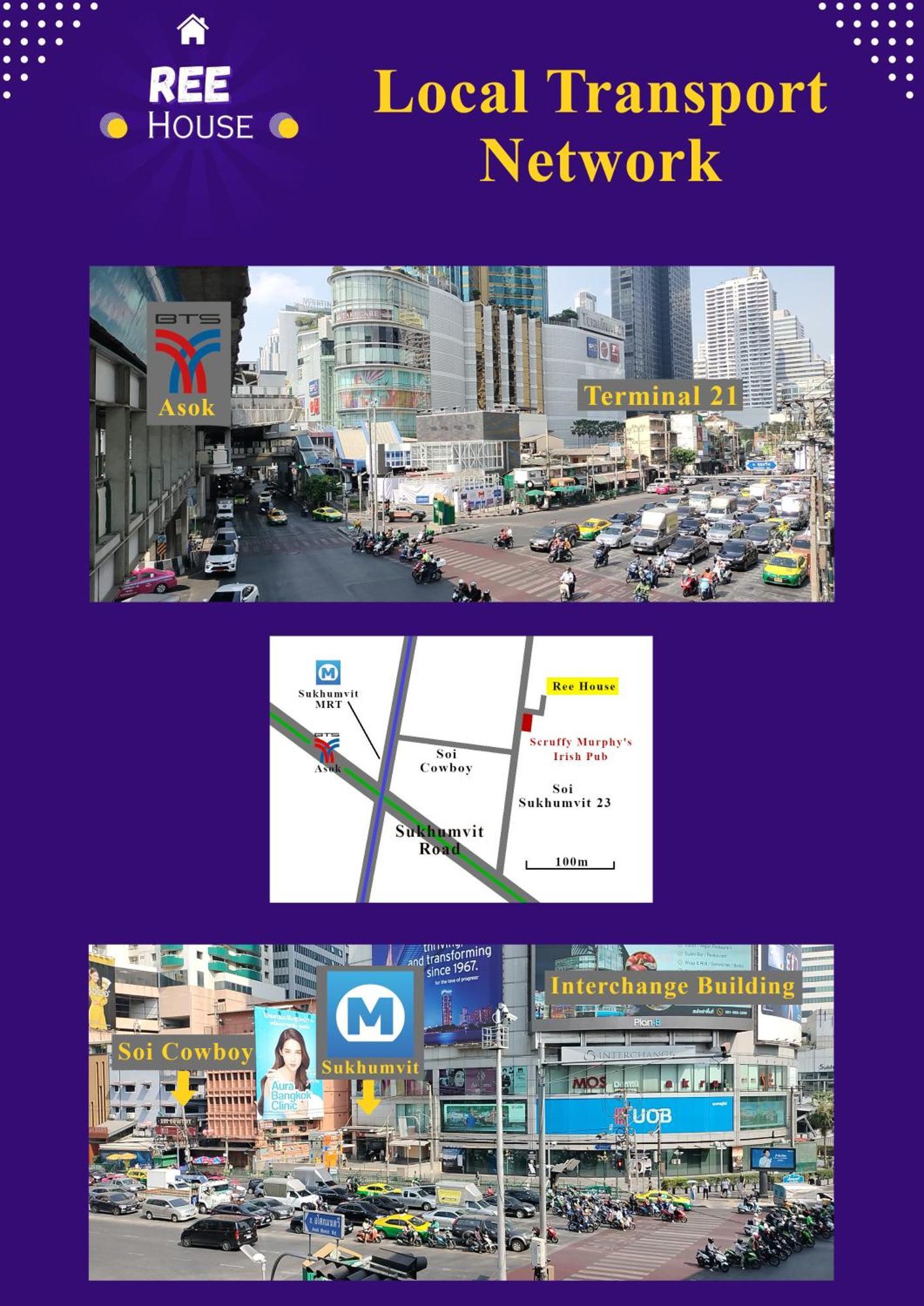 Reehouse@soi Cowboy/asoke Bts Maison d'hôtes *